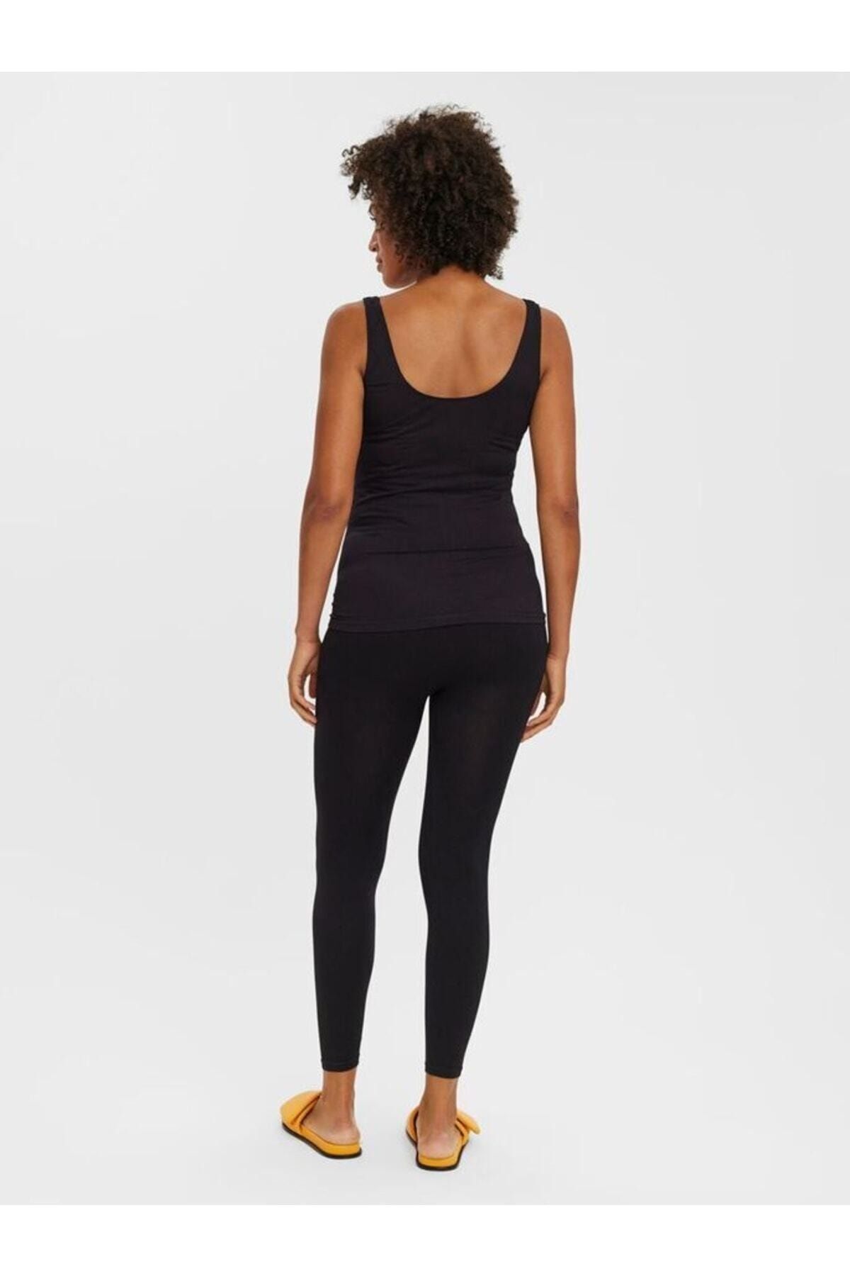 Seamless Basic Hamile Fitilli Tayt - 2