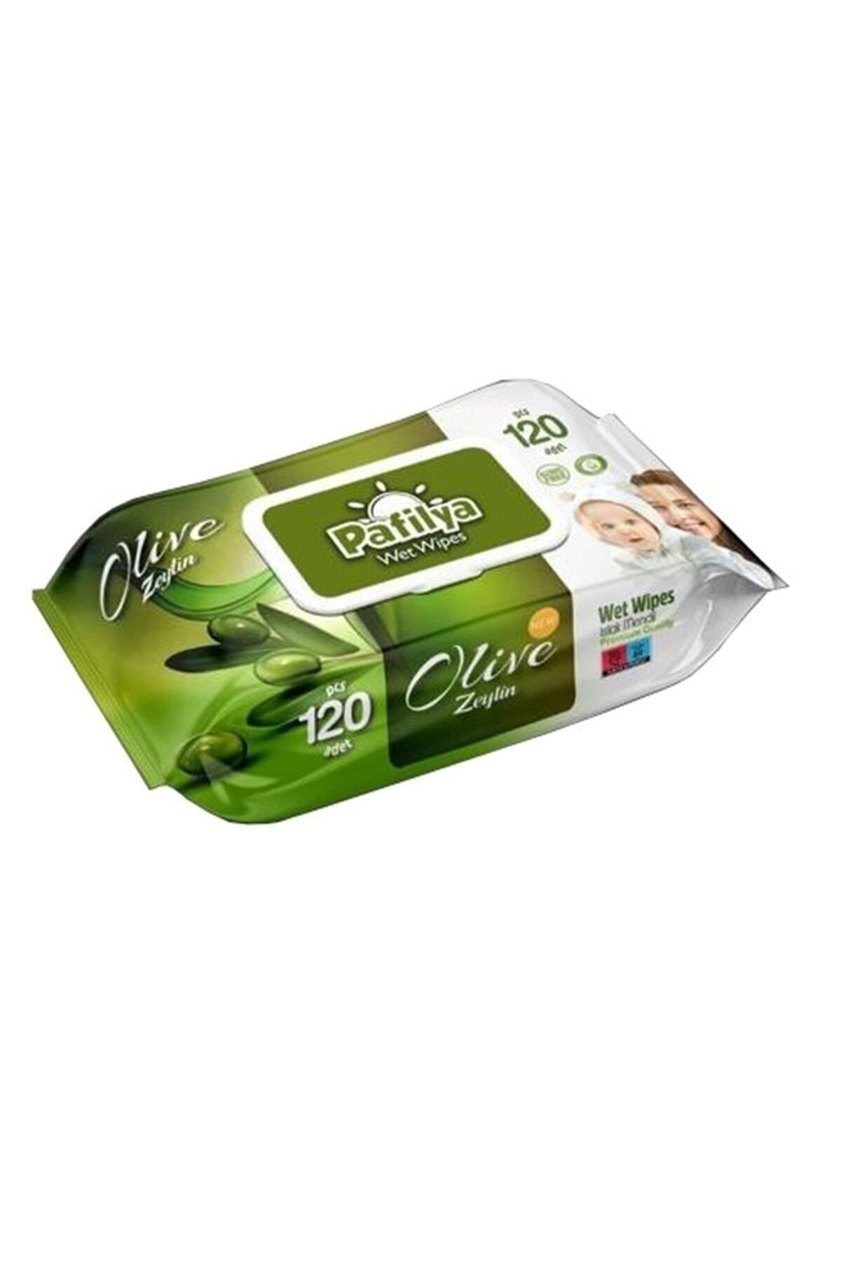 Pafilya Islak Havlu Mendil 120 Yaprak Zeytin Tekli Pk Plastik