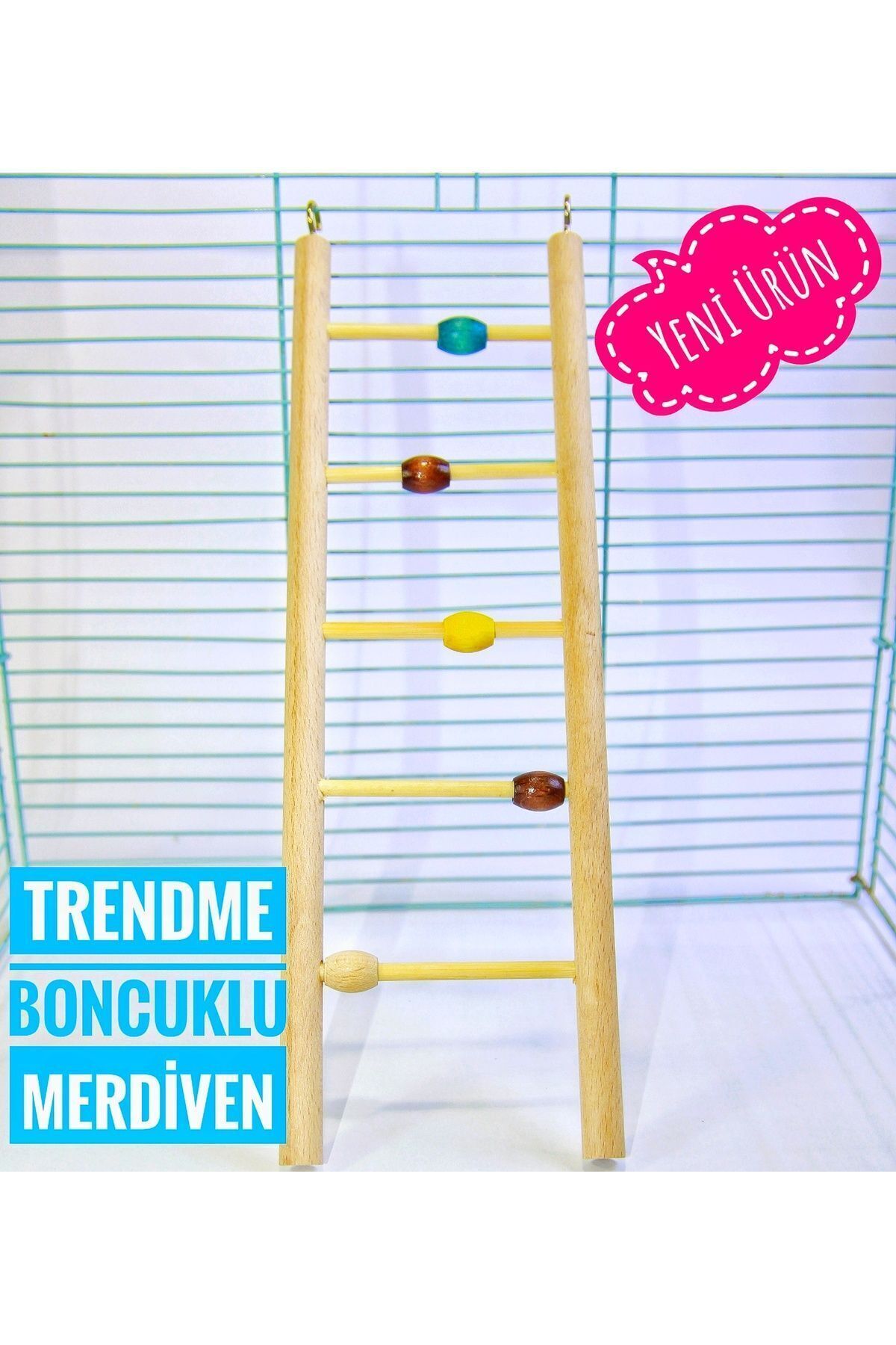 UniqBirdToys TrendMe UniqBirdToys Boncuklu Büyük Kuş Merdiveni