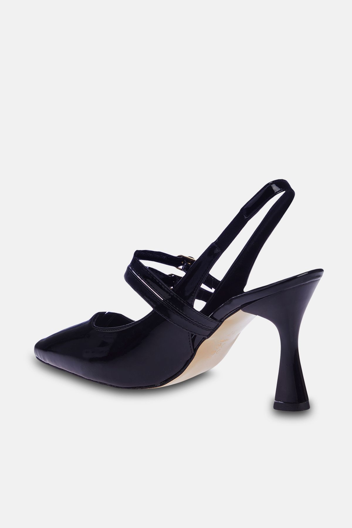TRENDYOL SHOES-Damenschuhe mit Absatz - Schwarz, mit Gürtel und Schnalle TAKSS24TO00010 4