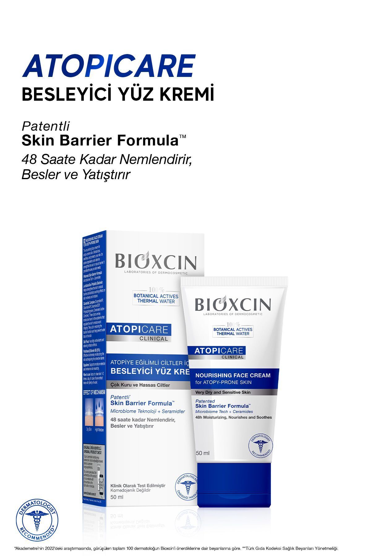 Bioxcin-Atopicare Atopy Tendency Face Cream 50 Ml - Microbiome, Ceramide Nourishing 6