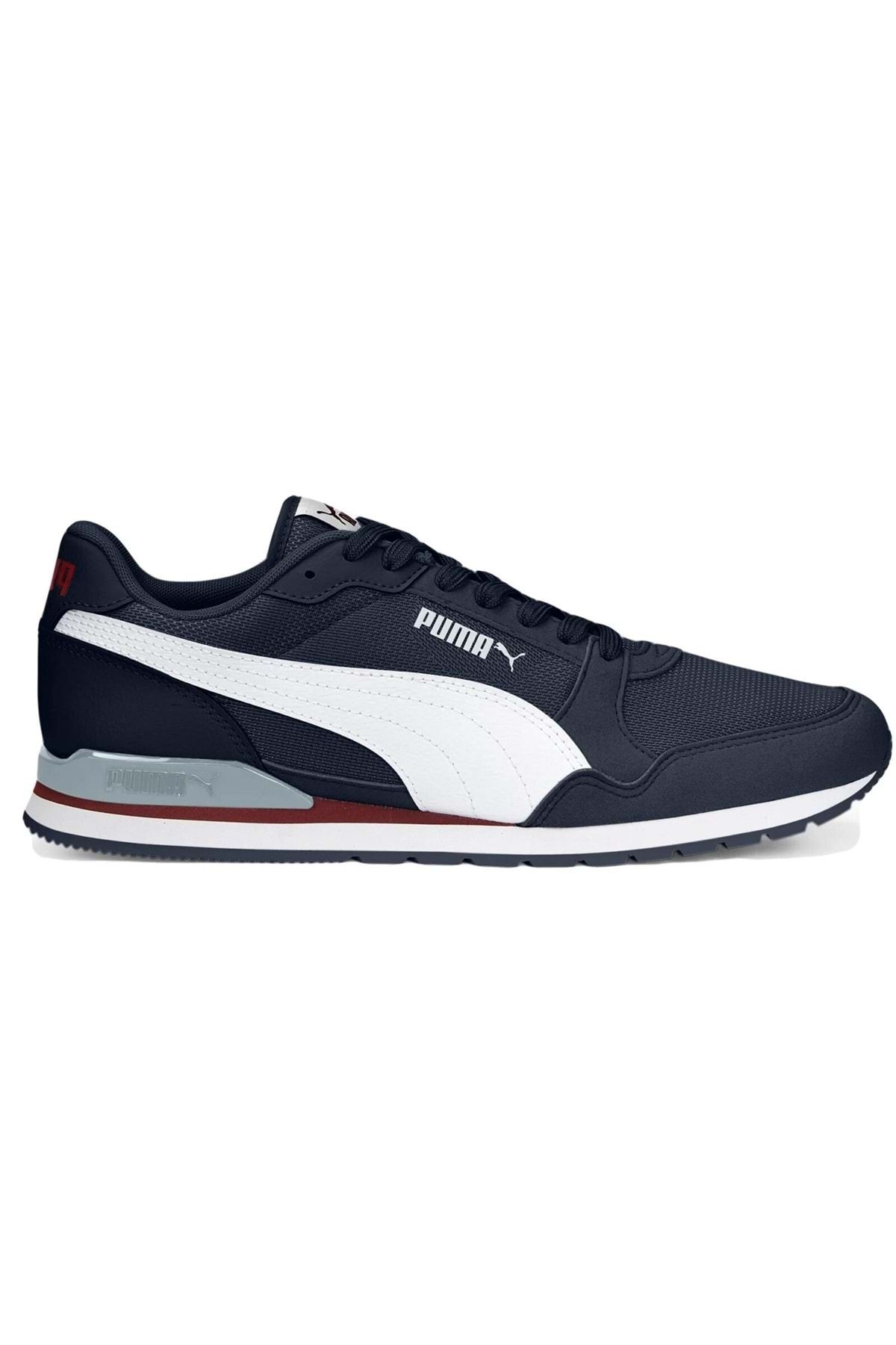Puma St Runner V3 Mesh 384640 11 Erkek Spor Ayakkab Lacivert Erkek Ayakkab