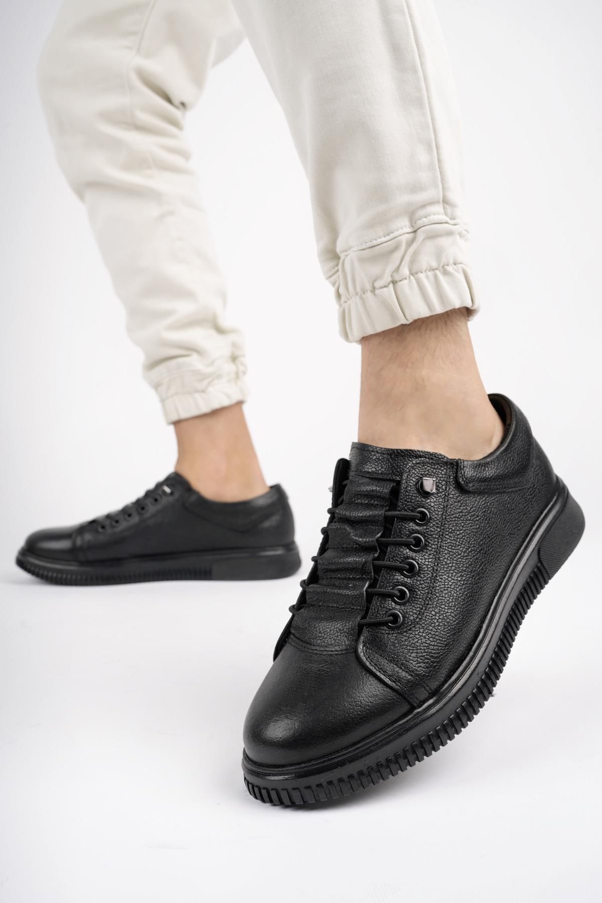 MUGGO-Sam Gwarantowane Męskie Codzienne Klasyczne Prawdziwej Skóry Casual Wygodne Buty Ortopedyczne 4