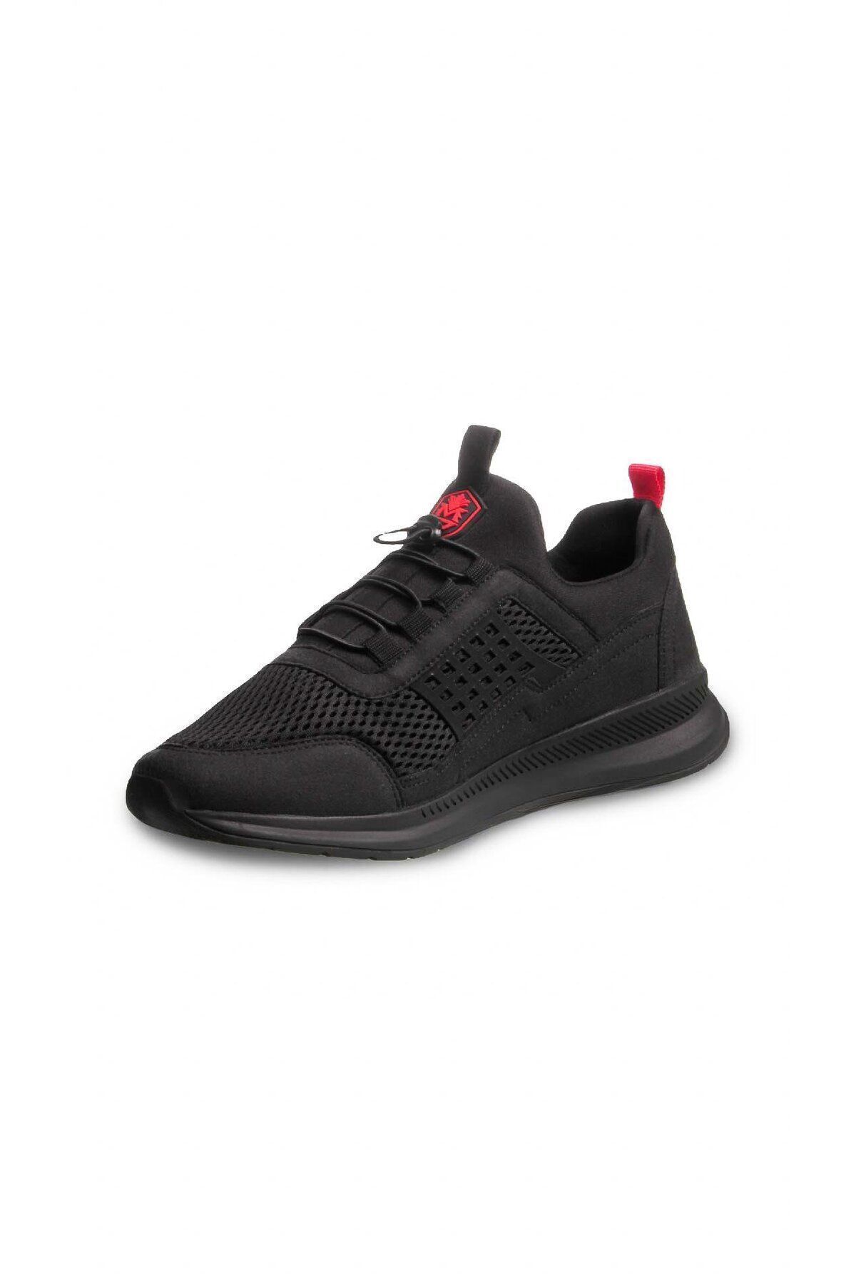 M.P.-Mp Smartflex Men's Smart Adjustable Lace-up Black-red Casual Shoes 4