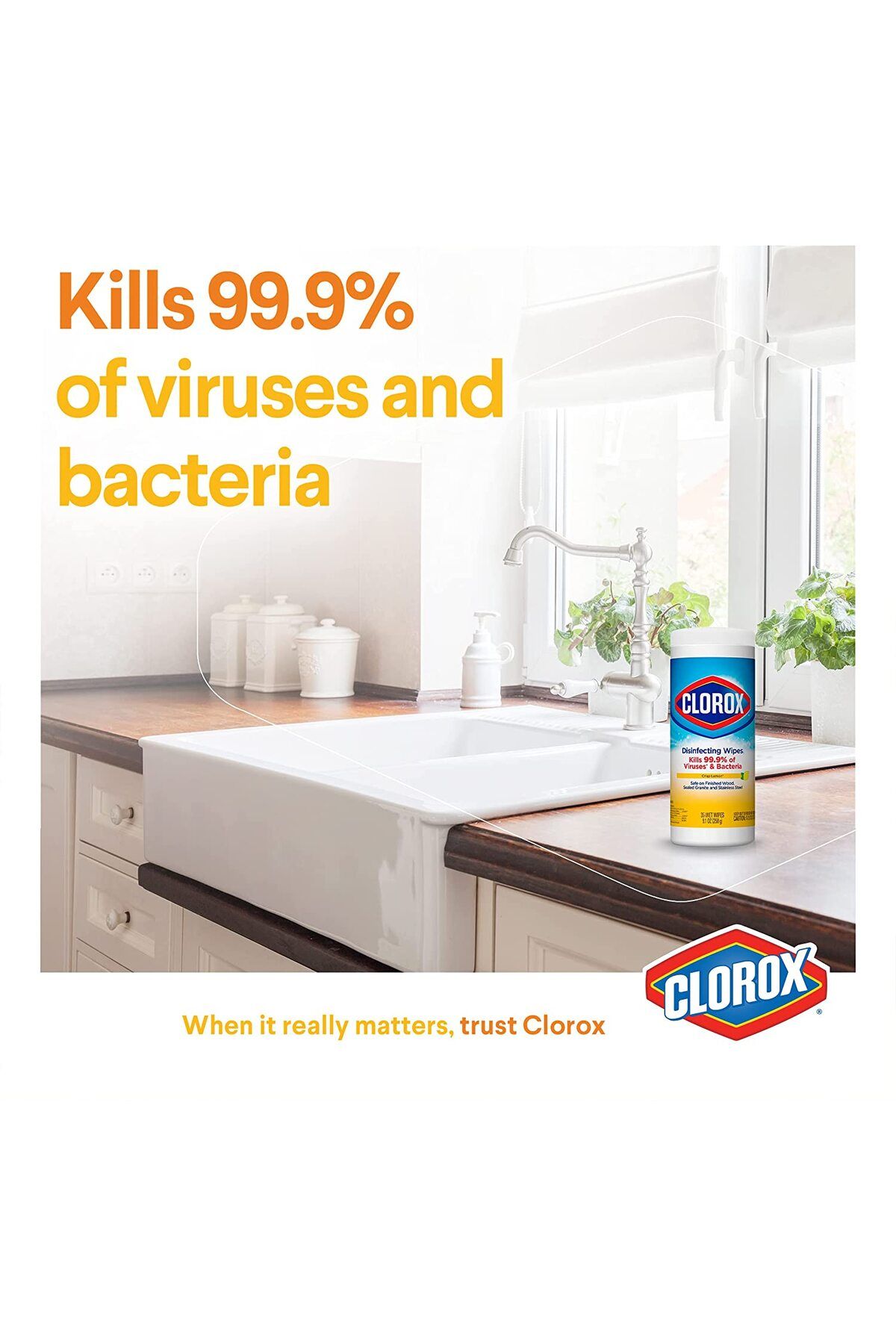 Clorox-Disinfecting Wipes Can- Lemon Fresh, 35 count 3
