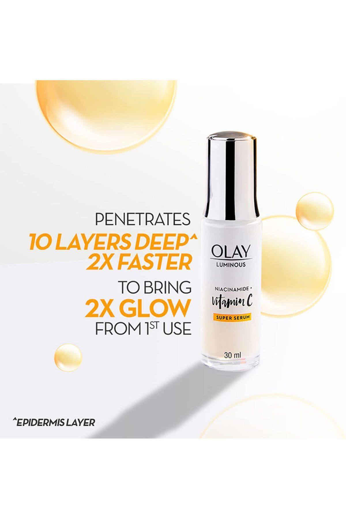 OLAY-Luminous serum with Niacinamide + Vitamin C for Even & Glowing skin 30ml 5