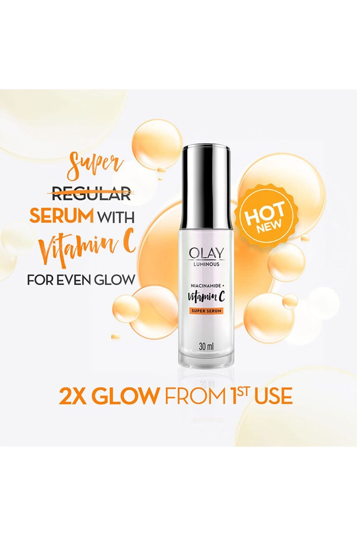 OLAY-Luminous serum with Niacinamide + Vitamin C for Even & Glowing skin 30ml 2