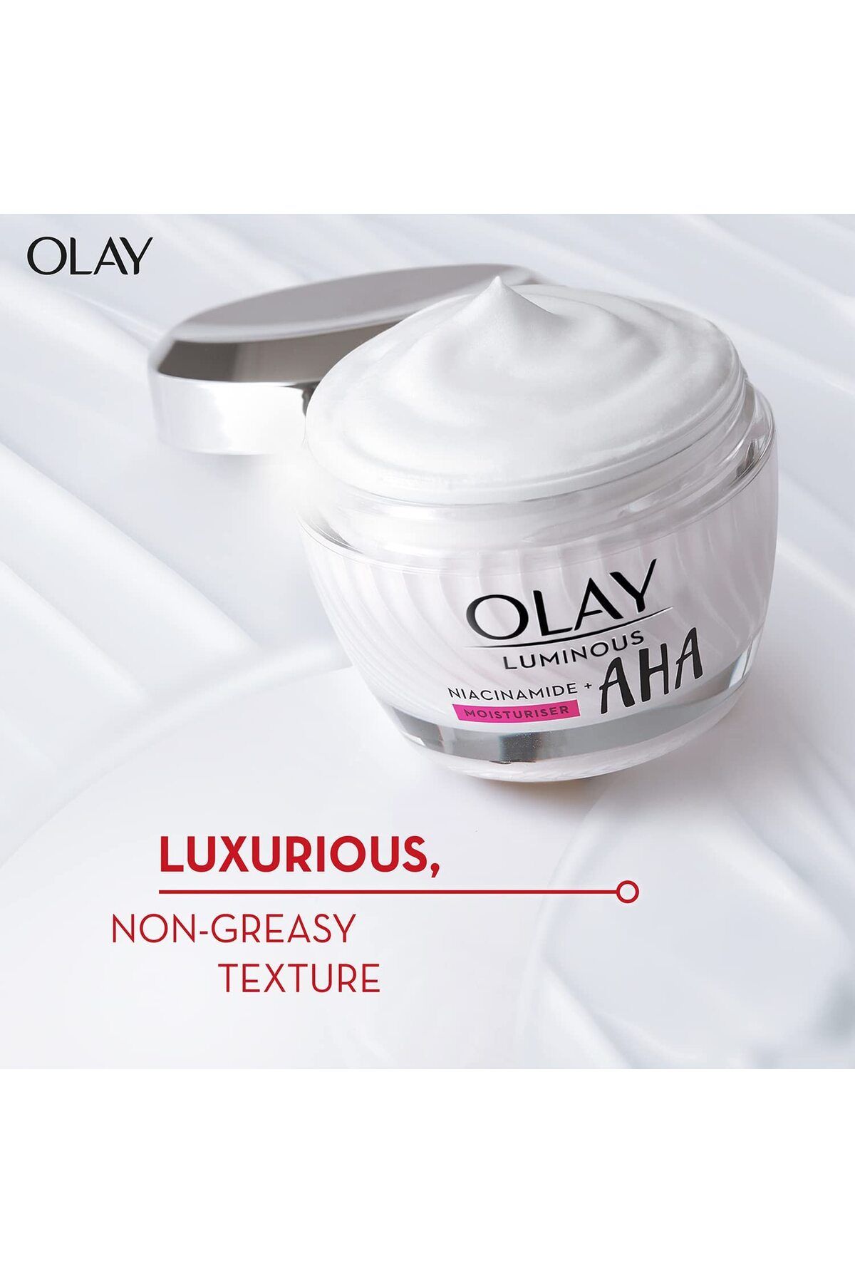 OLAY-Luminous Niacinamide + AHA Face Cream Moisturizer 50G 6