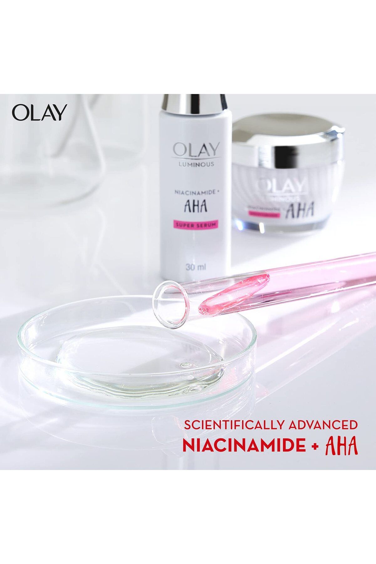 OLAY-Luminous Niacinamide + AHA Face Cream Moisturizer 50G 5