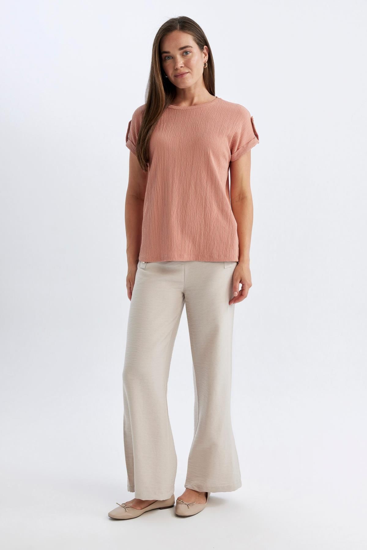 تی شرت زنانه دفاکتو | D3198AX24HS Defacto - Image 2