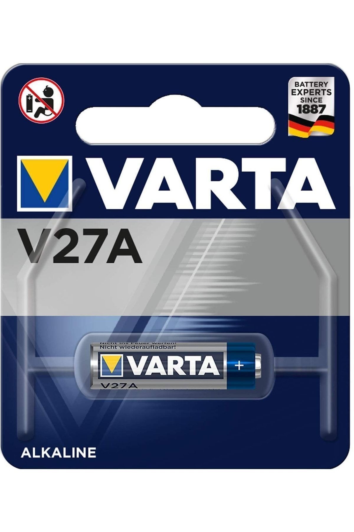 V27a 12v (10 Adet) Alkalinli Pil 12volt (mn27, Lr27, 27a, Mn27a)