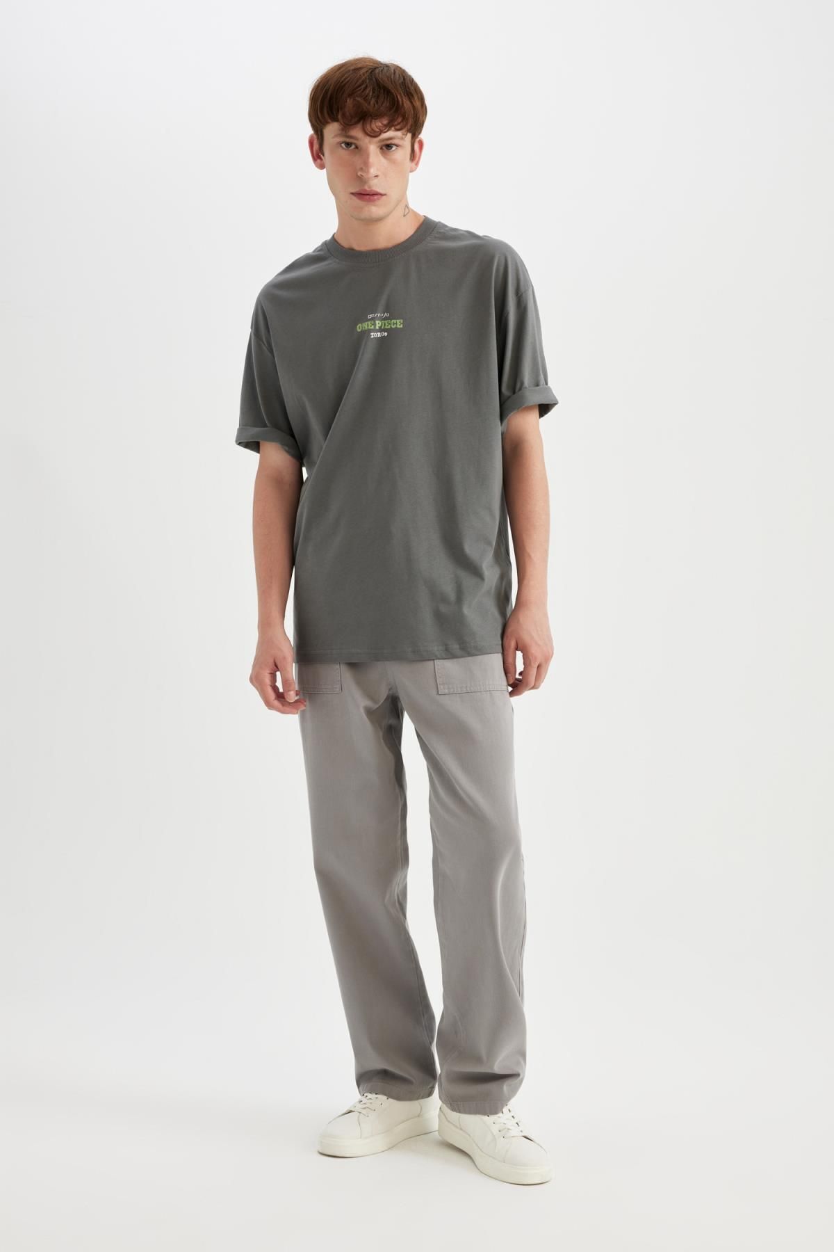 تی شرت مردانه دفاکتو | C5871AX24HS Defacto - Image 3