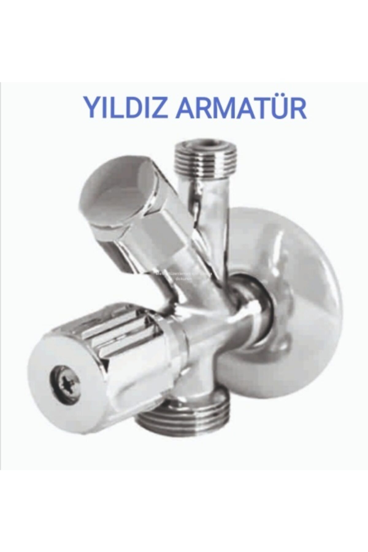 yıldız armatür Çamaşır-bulaşık Musluğu Ve Taharet Musluğu Çıkışlı Birleştirici Tek Muslukta Çift Fonksiyon Tse