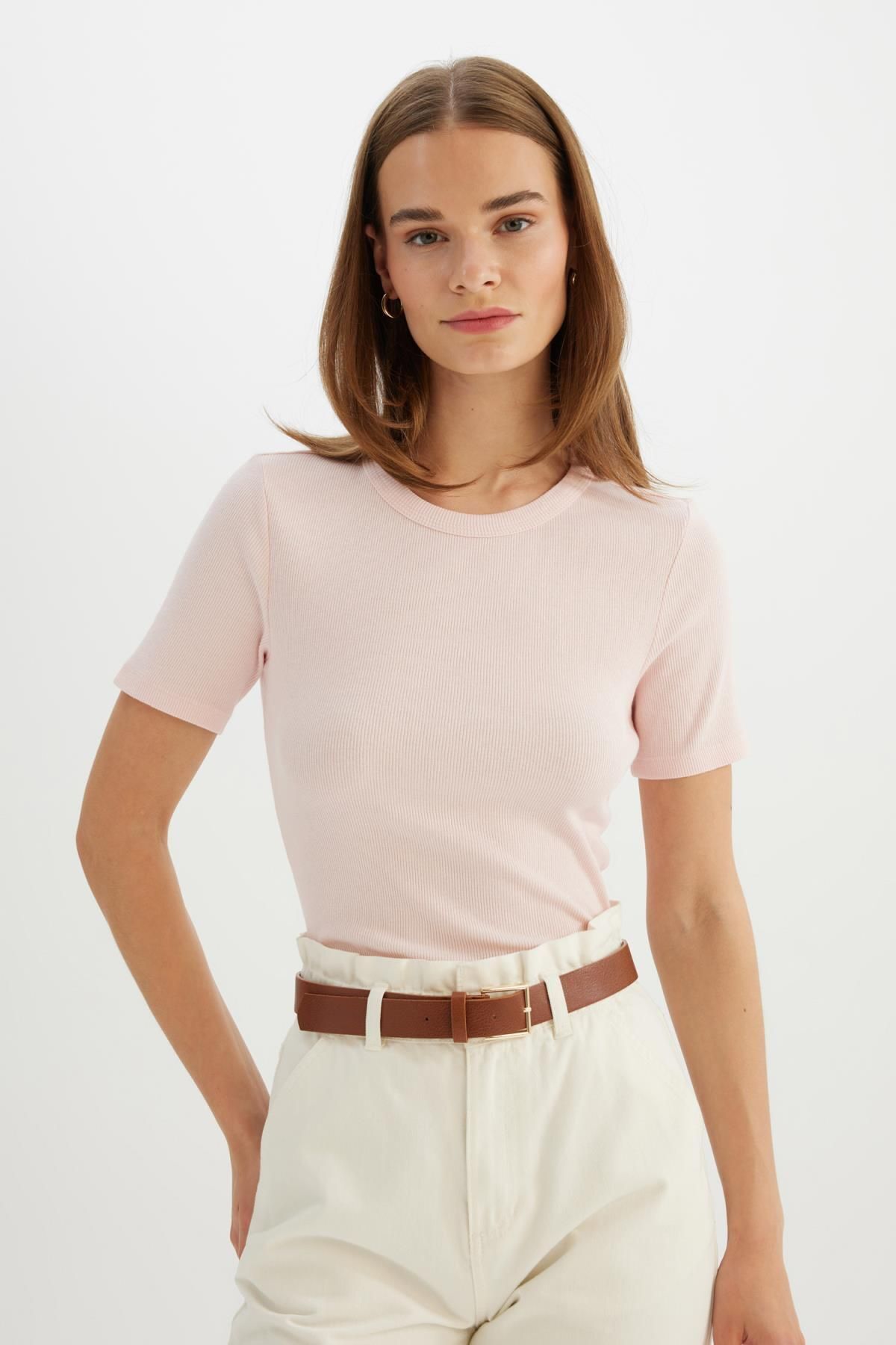 تی شرت زنانه دفاکتو | C0097AX24SM Defacto - Image 3