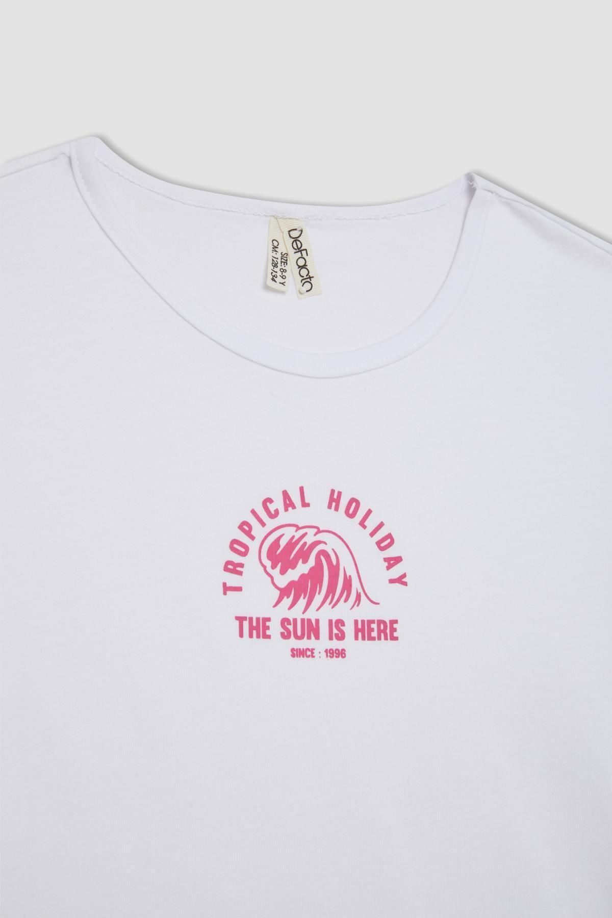 ست پیژامه دخترانه دفاکتو | C8501A824SM Defacto - Image 4