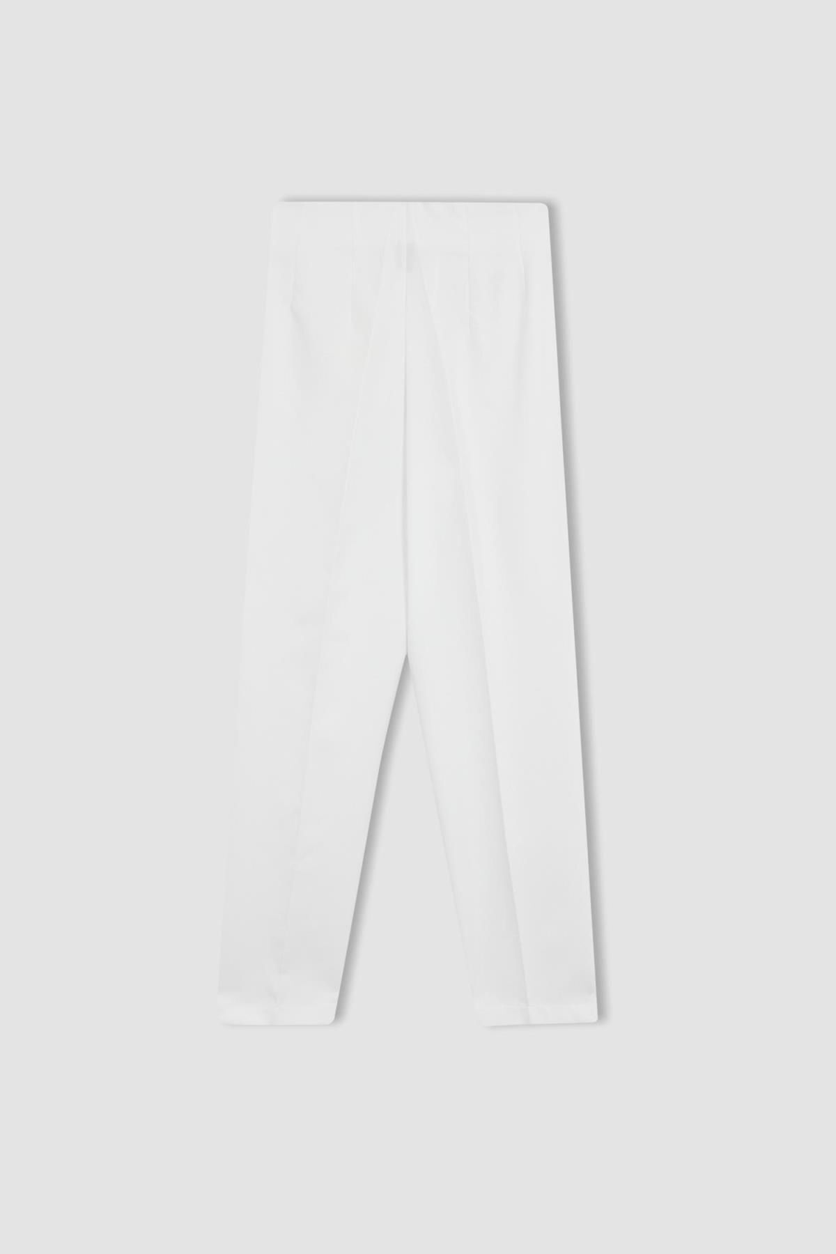 DeFacto-Παντελόνι Ψηλόμεσο Slim Fit - W9757az23sm 6