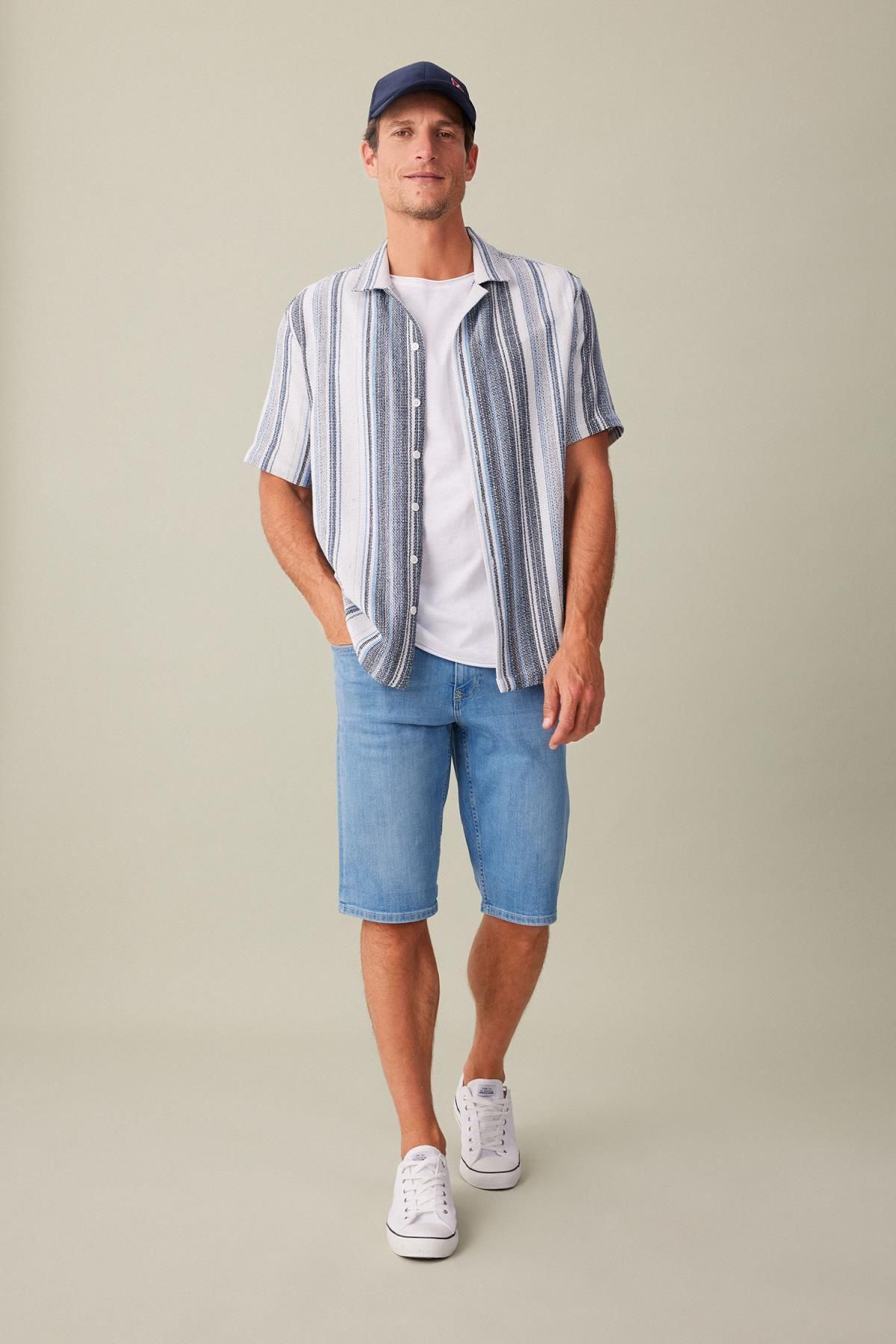 پیراهن مردانه دفاکتو | D2060AX24HS Defacto - Image 2