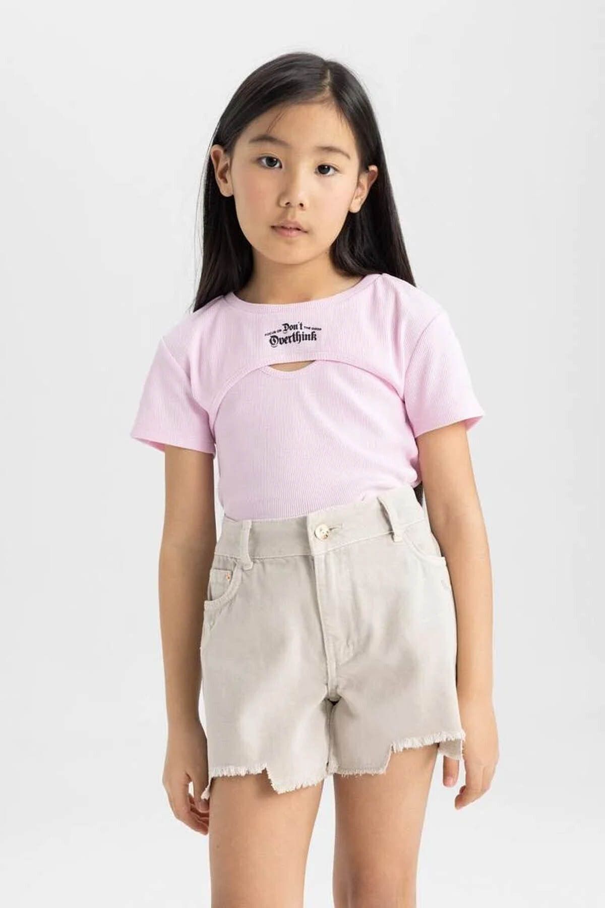 تی شرت دخترانه دفاکتو | 24Y801007397 Defacto - Image 2