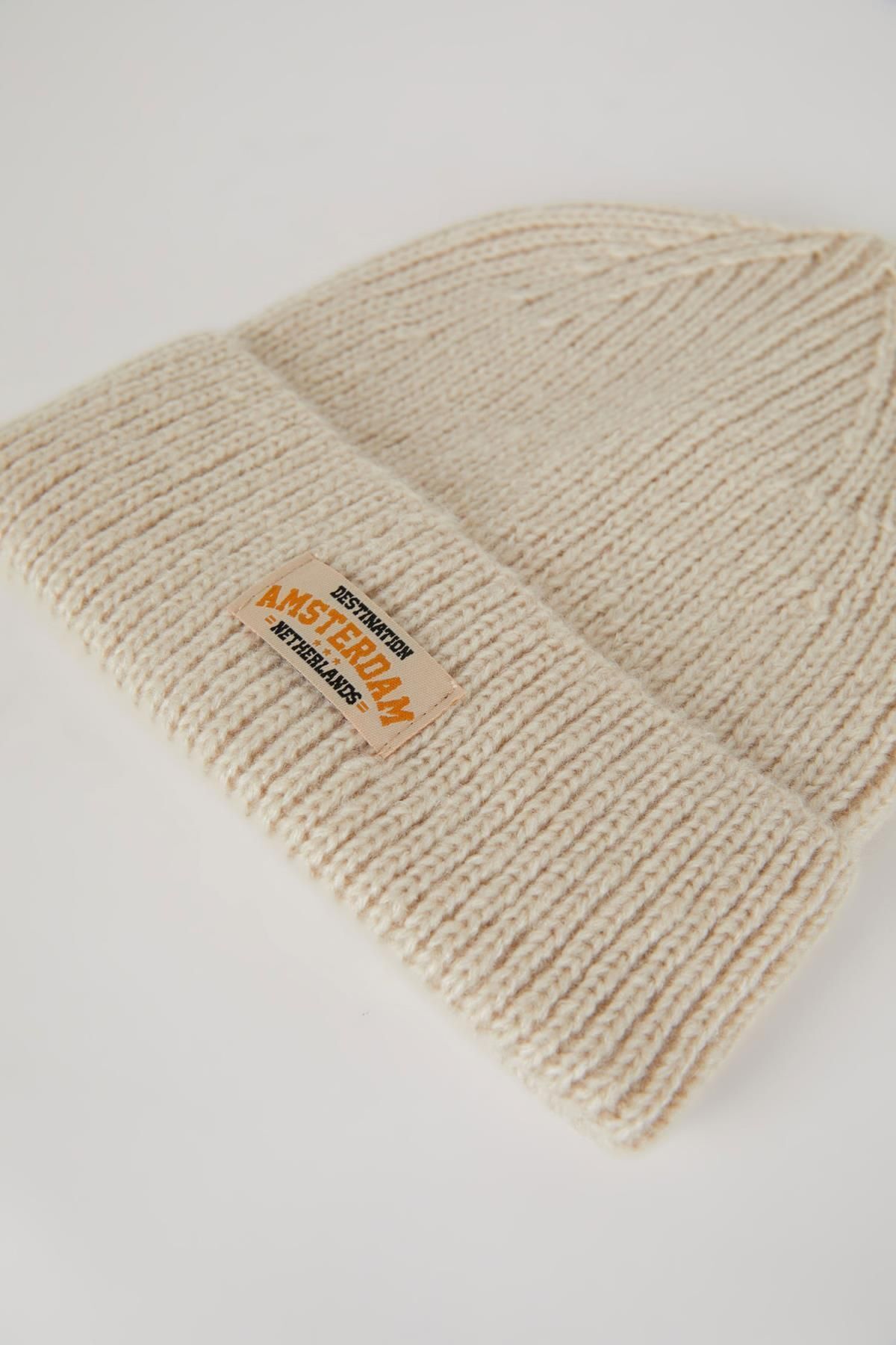 DeFacto-Men's Knitwear Beret - A5067ax23wn Model 2