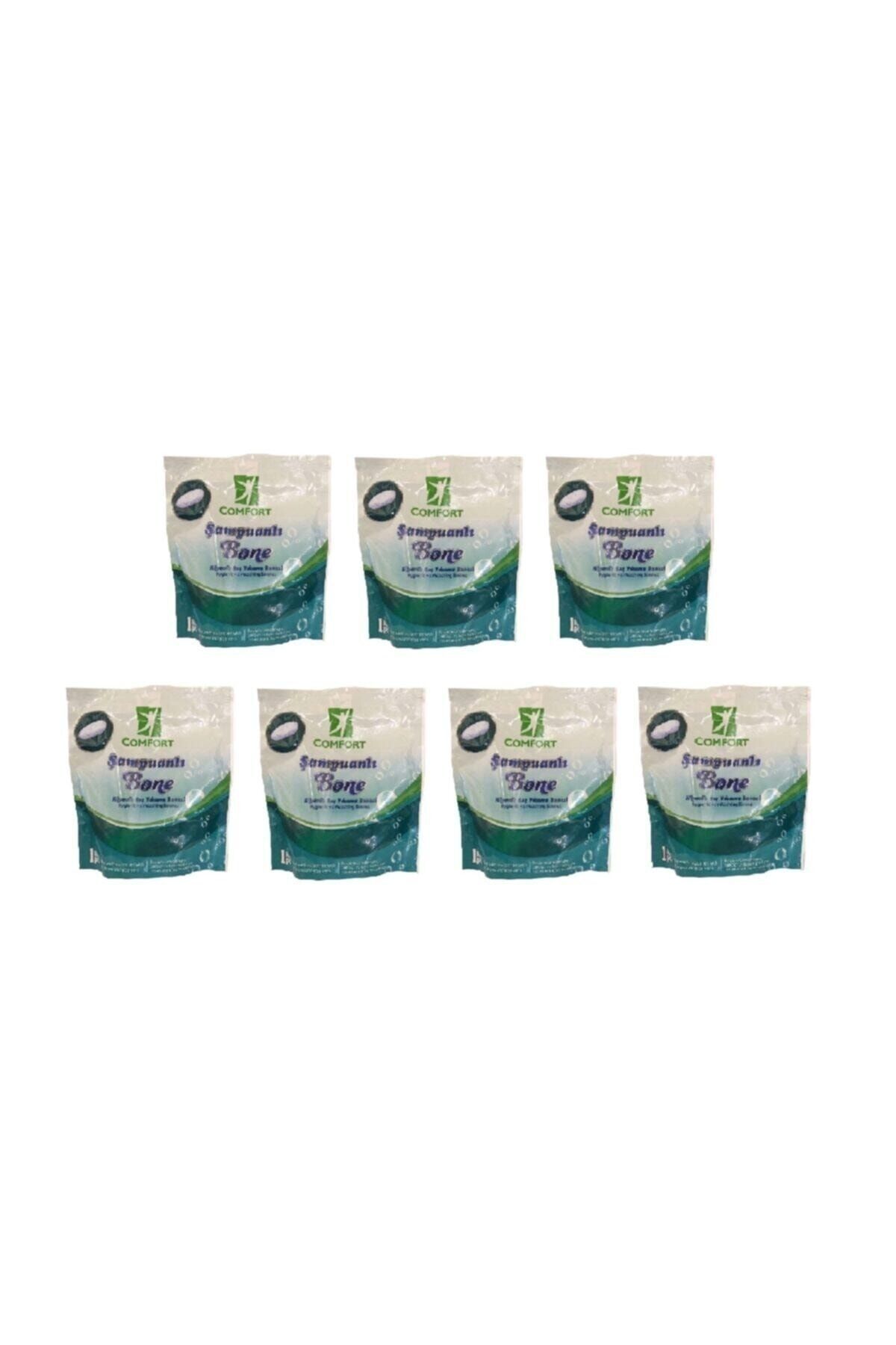 Comfort Hijyenik Şampuanlı Saç Yıkama Bonesi 7'li Paket