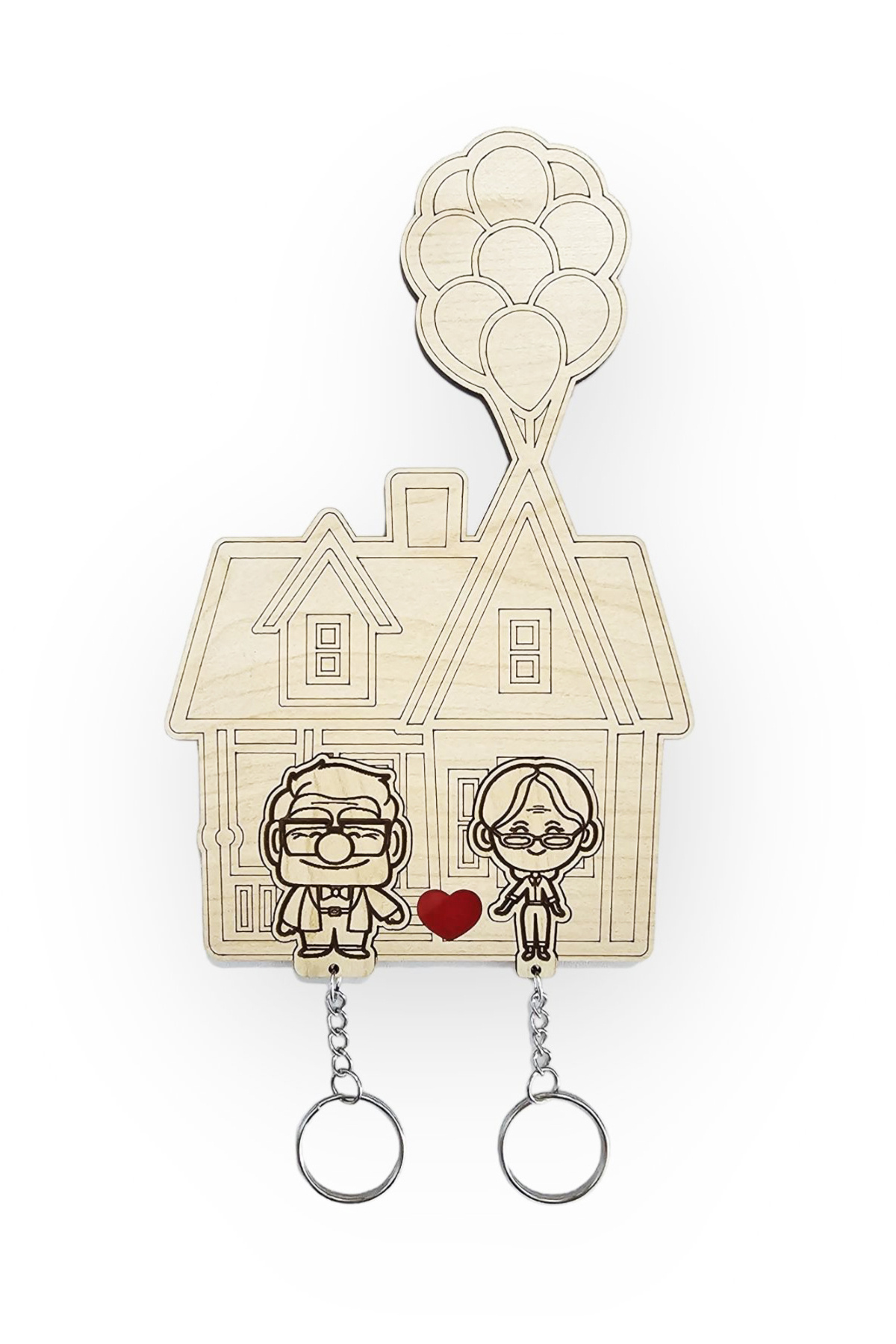 Dalyan Up Keychain Set , Key Hanger , Wooden V2