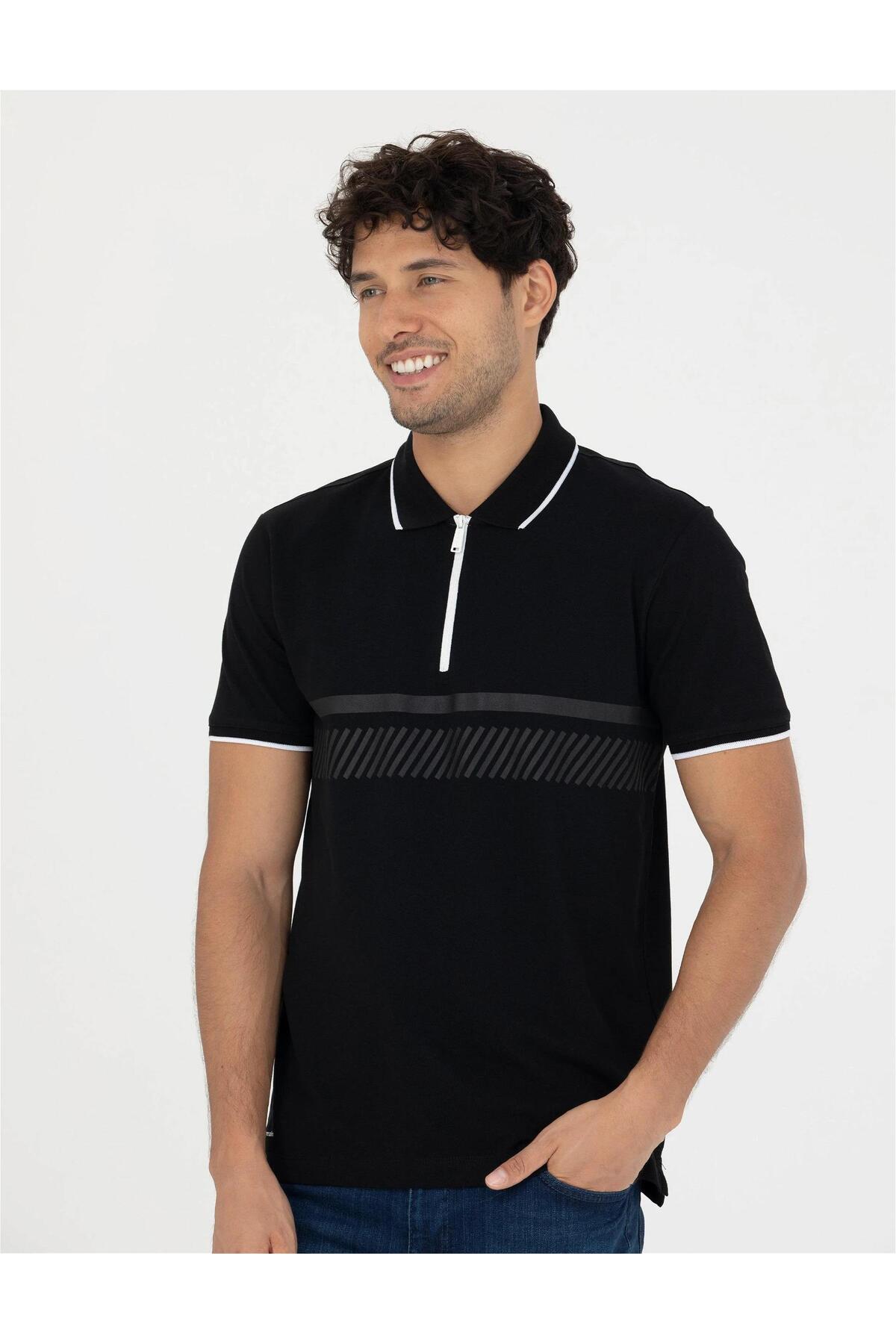 پولوشرت مردانه پیر کاردین | 50264202-VR046 Pierre Cardin - Image 2