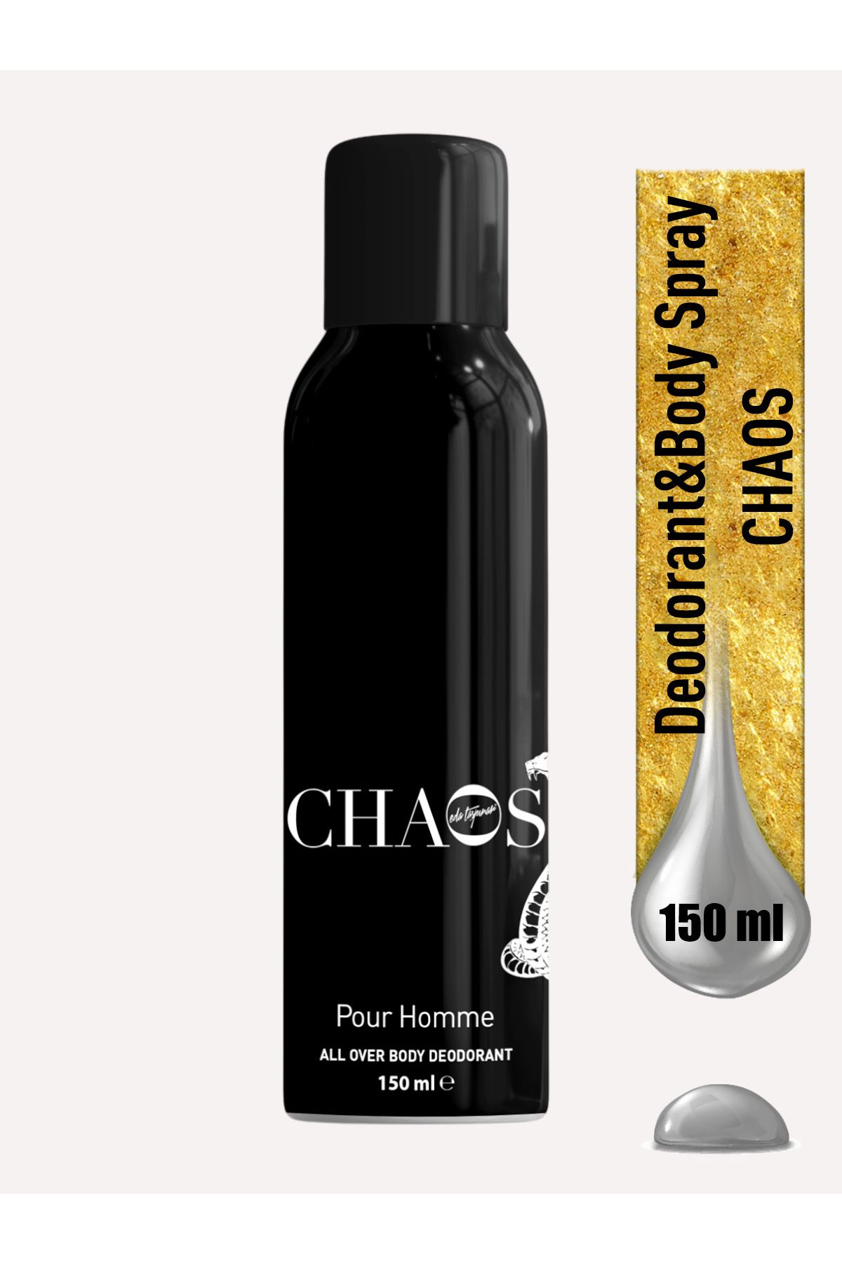 دئودورانت مردانه Chaos - 150 میلی لیتر (EGX97) Eda Taşpınar