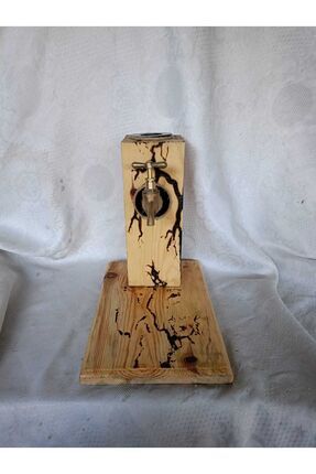 Kırmızı Saçlı Kız Ağaç Tasarım Ürünleri DOĞAL AĞAÇ İÇKİ ÇEŞMESİ