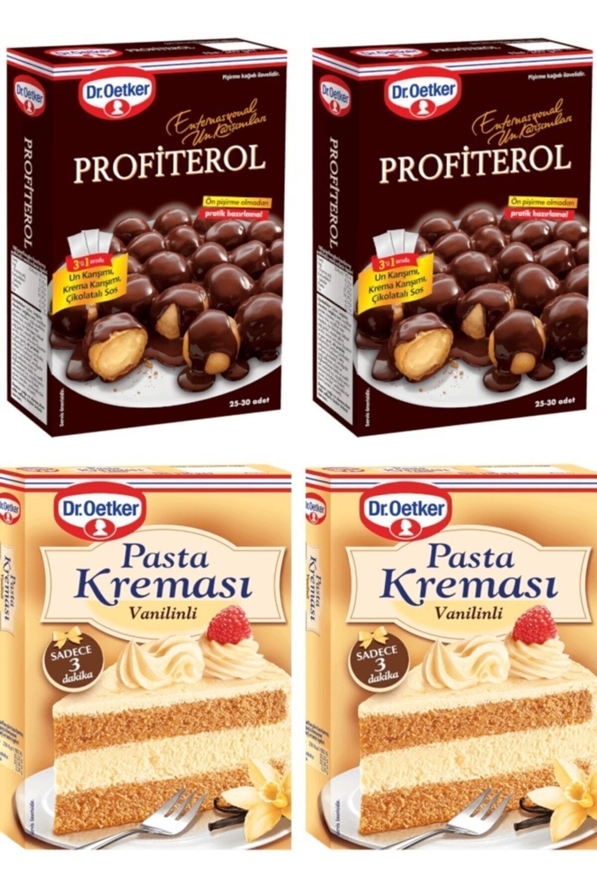 Dr. Oetker 2 Adet Dr Oetker Profiterol Ve 2 Adet Dr Oetker Pasta Kreması