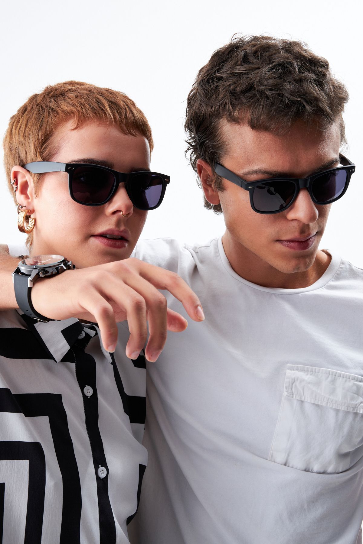 Siyah Unisex Güneş Gözlüğü Apss012201