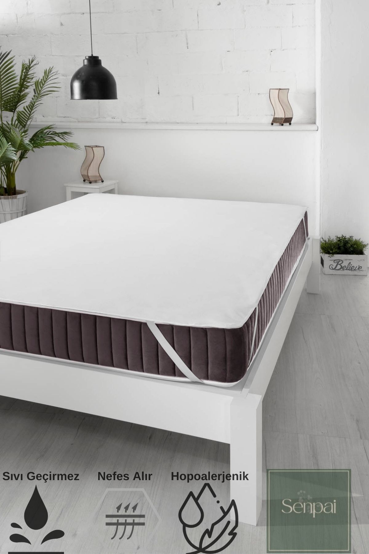 Senpai Micro pad 100 Liquid Waterproof Bed Mattresses Single Double Corner Elastic Baby Child Protector Trendyol