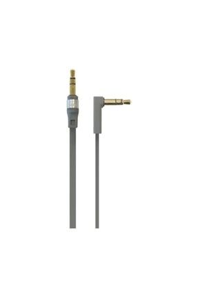 Gri Aux Ve Mikrofonsuz Kulaklık Kablosu 3.5mm Jak MZGG