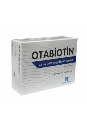 Otabiotin 2.5 Mg Biotin Içeren Takviye Edici Gıda 60 Tablet 8699512011318