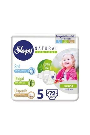 Sleepy Natural Bebek Bezi 5 Numara Junior 72 Adet Trendyol
