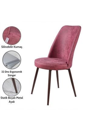 Stoker Hera Premium Sandalye Yemek Odasi Mutfak Sandalyesi Gul Kurusu Trendyol