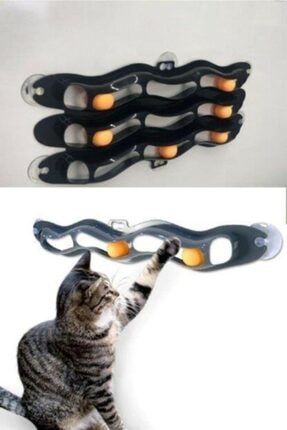 Buffer Vantuzlu Toplu Kedi Oyun Tuneli Pencereye Asilan Labirent Kedi Oyuncagi Trendyol