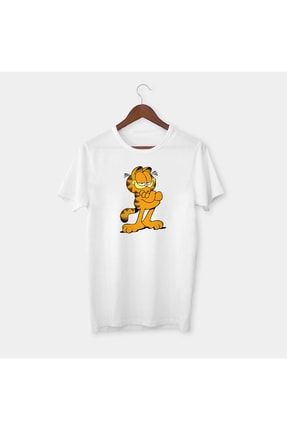 Unisex Garfield Tasarımlı Tişört T1165