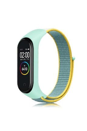 Kayış/kordon Mi Band 4 Turkuaz/sarı nzhtk1591