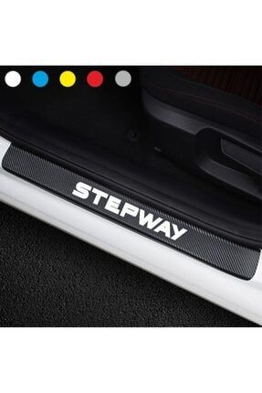 Dacia Stepway Için Karbon Kapı Eşiği Sticker ( 4 Adet ) 25229