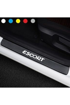 Ford Escort Için Karbon Kapı Eşiği Sticker ( 4 Adet ) 25095