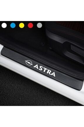 Opel Astra Için Karbon Kapı Eşiği Sticker ( 4 Adet ) 25033