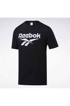 Erkek Siyah Baskılı Spor T-Shirt RBFK2657-STD