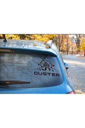Duster Sticker - Dacia Araba Etiketi - Araç Çıkartma 30x25 Cm TRMFMAE-011