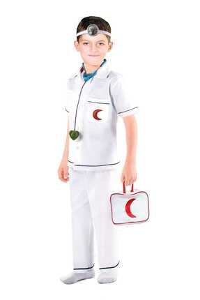 Erkek Çocuk Beyaz Doktor Kostümü 3U20C20033