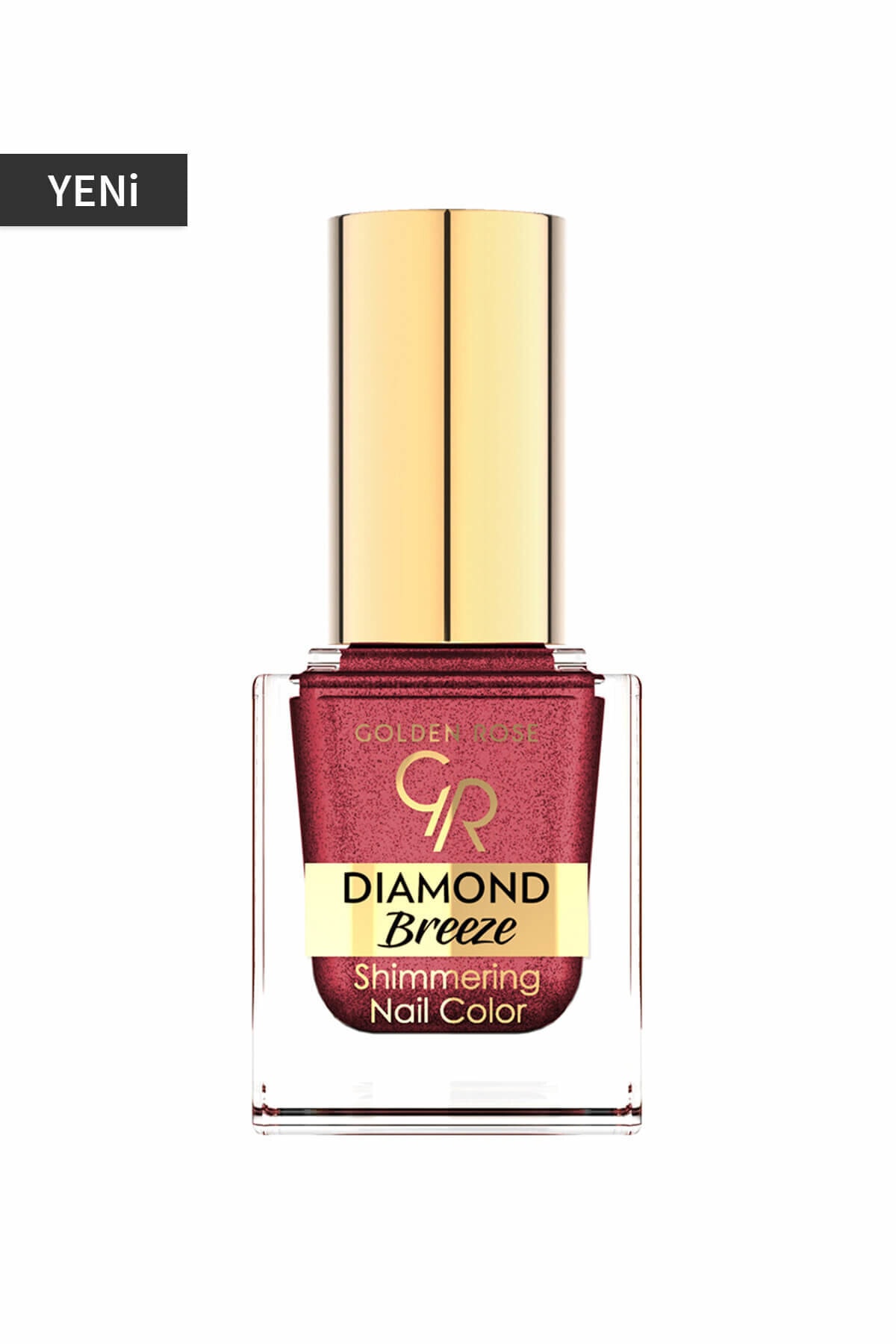 Golden Rose Oje - Diamond Breeze Shimmering Nail Color 04 Plum Sparkle 8691190965716