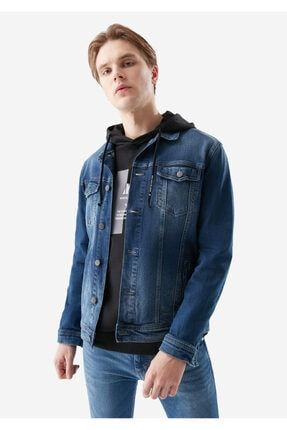 Mavi Brandon Vintage Kapusonlu Jean Ceket Trendyol