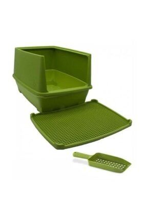 Krax Acik Kedi Tuvaleti Kurek50x35x15cm Yesil Trendyol