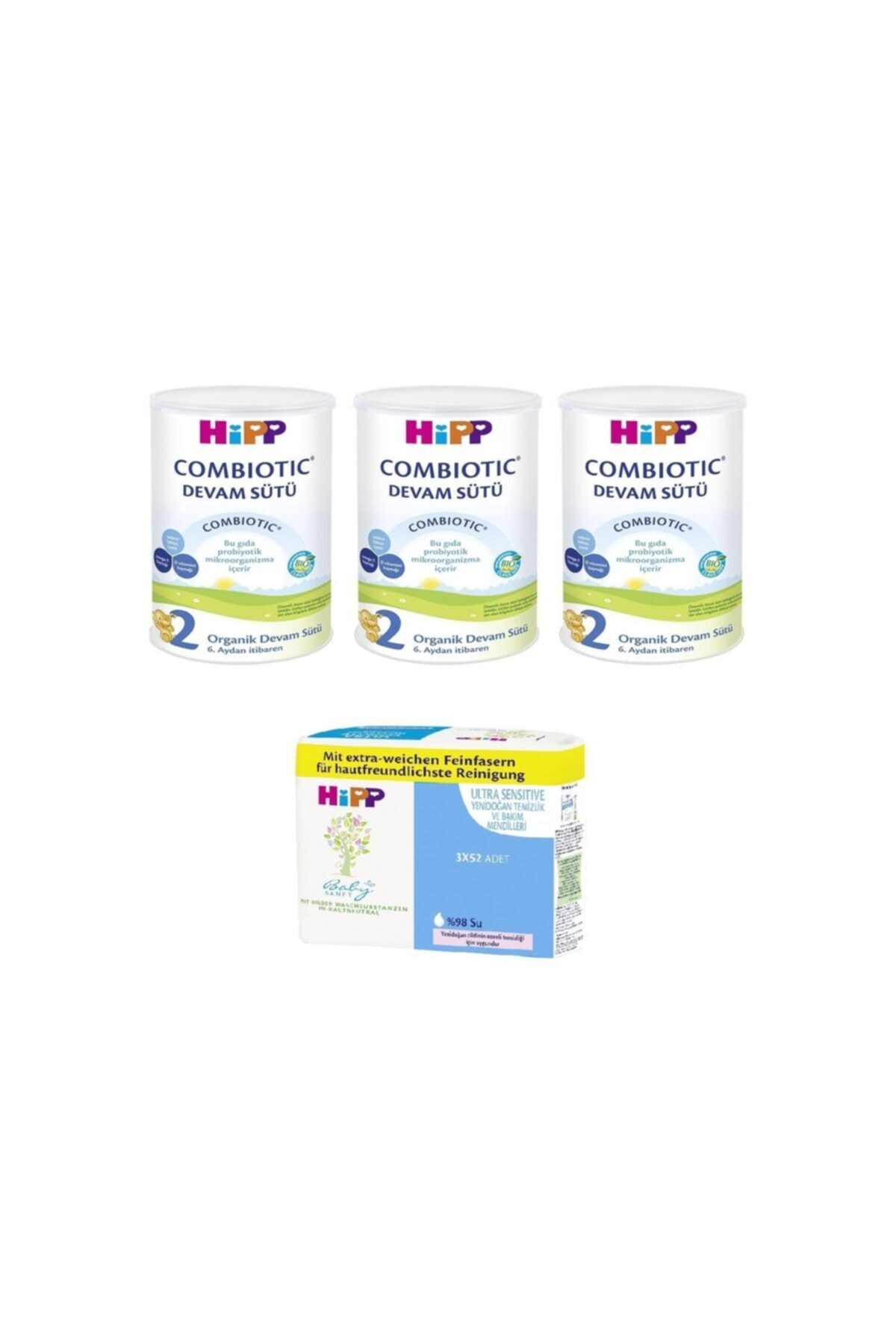 Hipp 2 Organik Combiotic Devam Sutu 350 Gr 3 Adet Ve Ultra Sensetive Yenidogan Bakim Mendili Fiyatlari Ozellikleri Ve Yorumlari En Ucuzu Akakce
