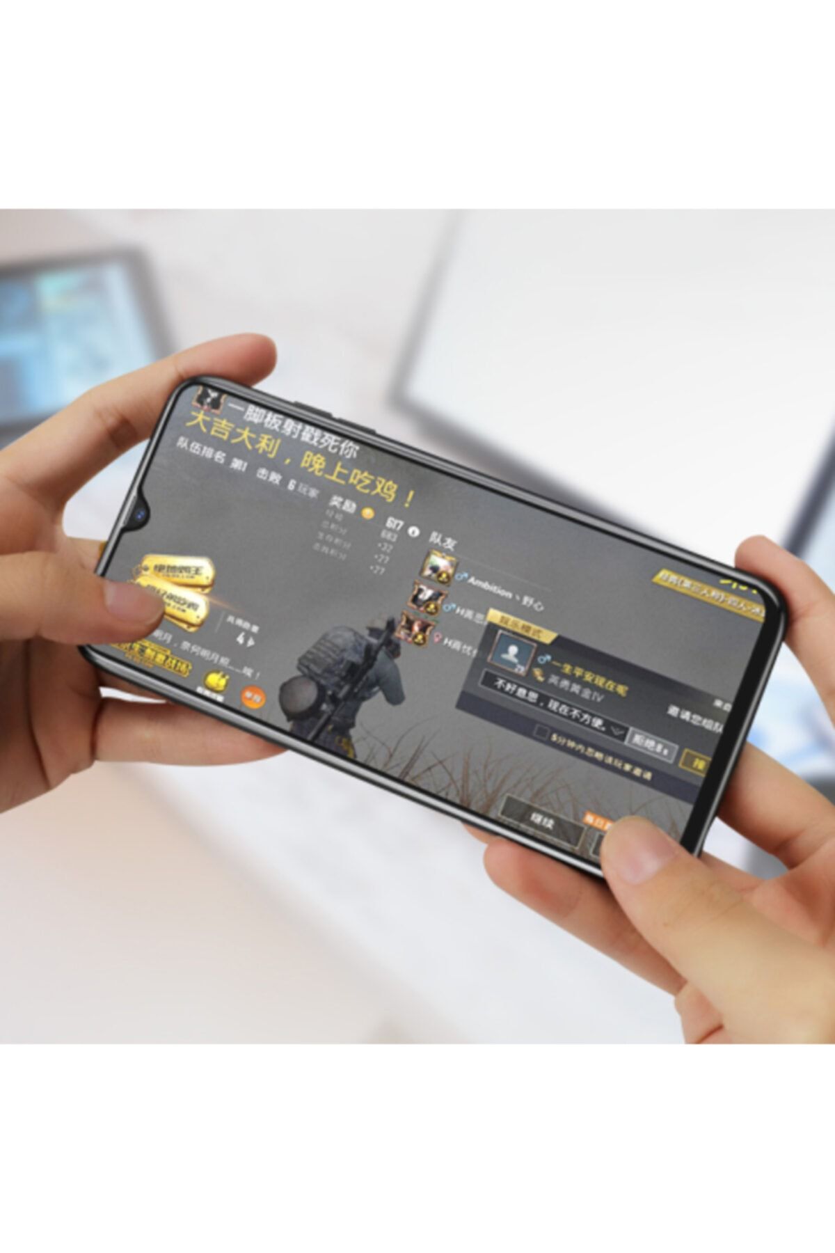 Sunix-Xiaomi Redmi Note 8 Pro 9d Full Covering Matte Screen Protector 9