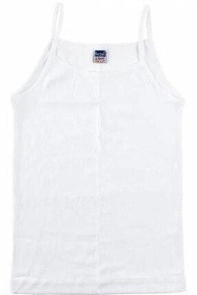 Kız Çocuk Beyaz Iç Giyim Ip Askılı Penye Atlet 6'lı Paket P68517S6543